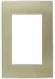 PLACA 3 MODULOS CHAMPAGNE MODULAR ULTRA LEVITON