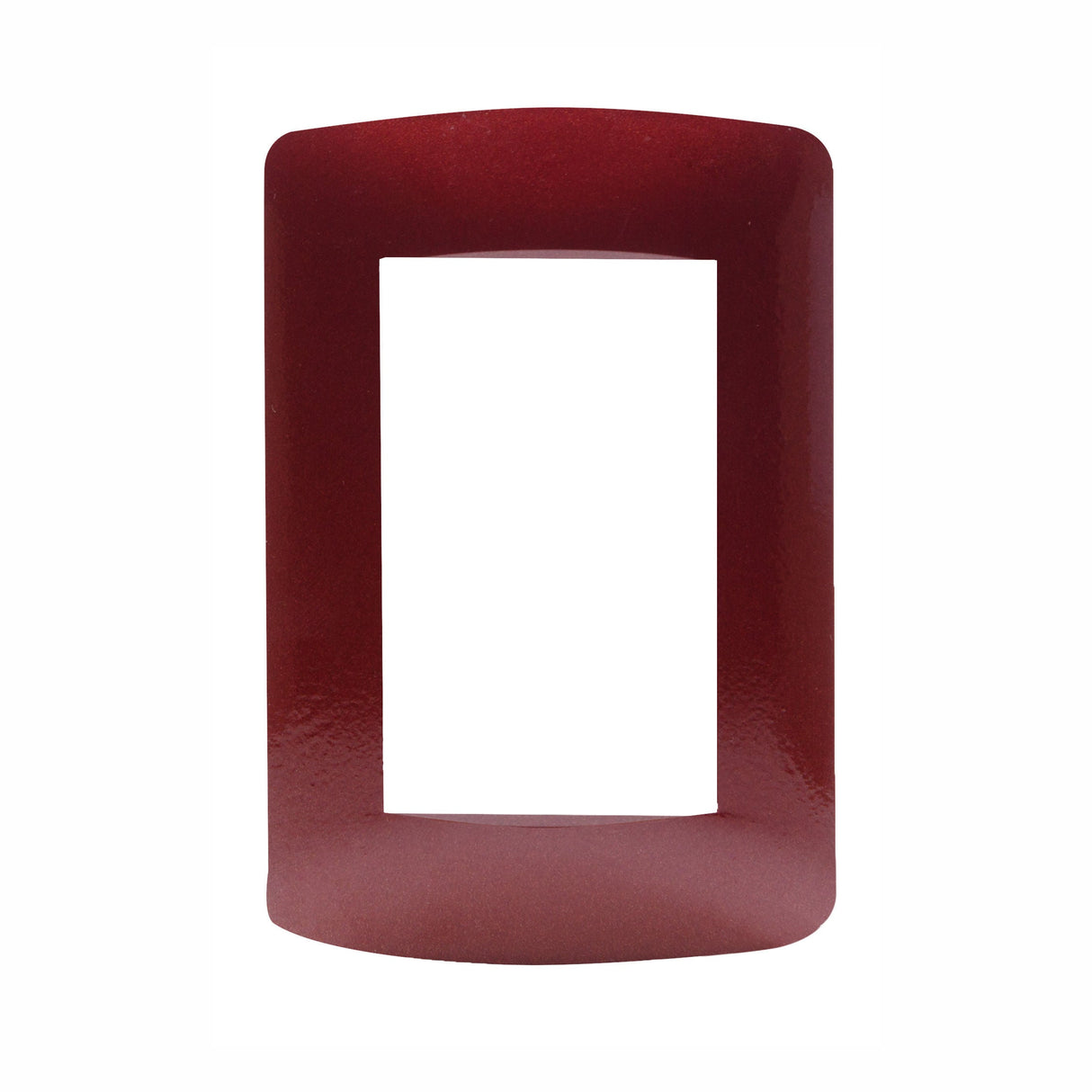 PLACA 3 MODULOS PULIDO ROJO TERRACOTA LEVITON