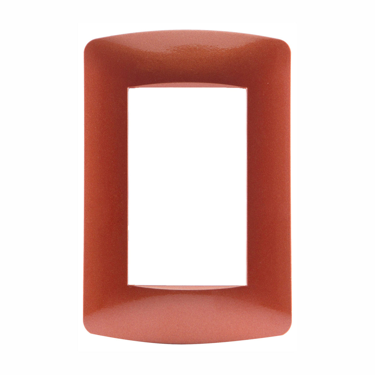 PLACA 3 MODULOS PULIDO NARANJA VICTORIA LEVITON