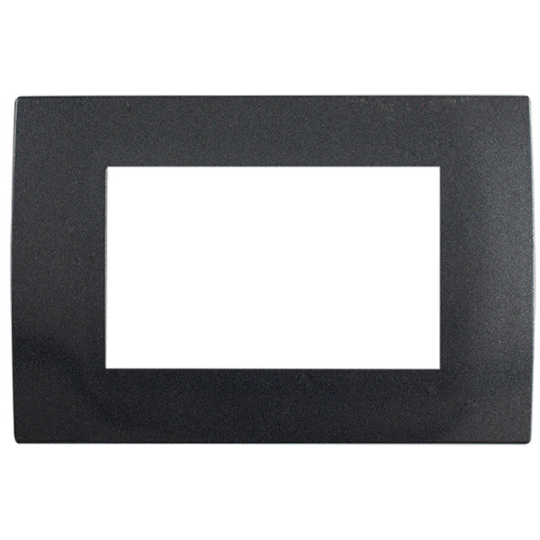 PLACA 3 MODULOS GRAFITO MODULAR ULTRA LEVITON