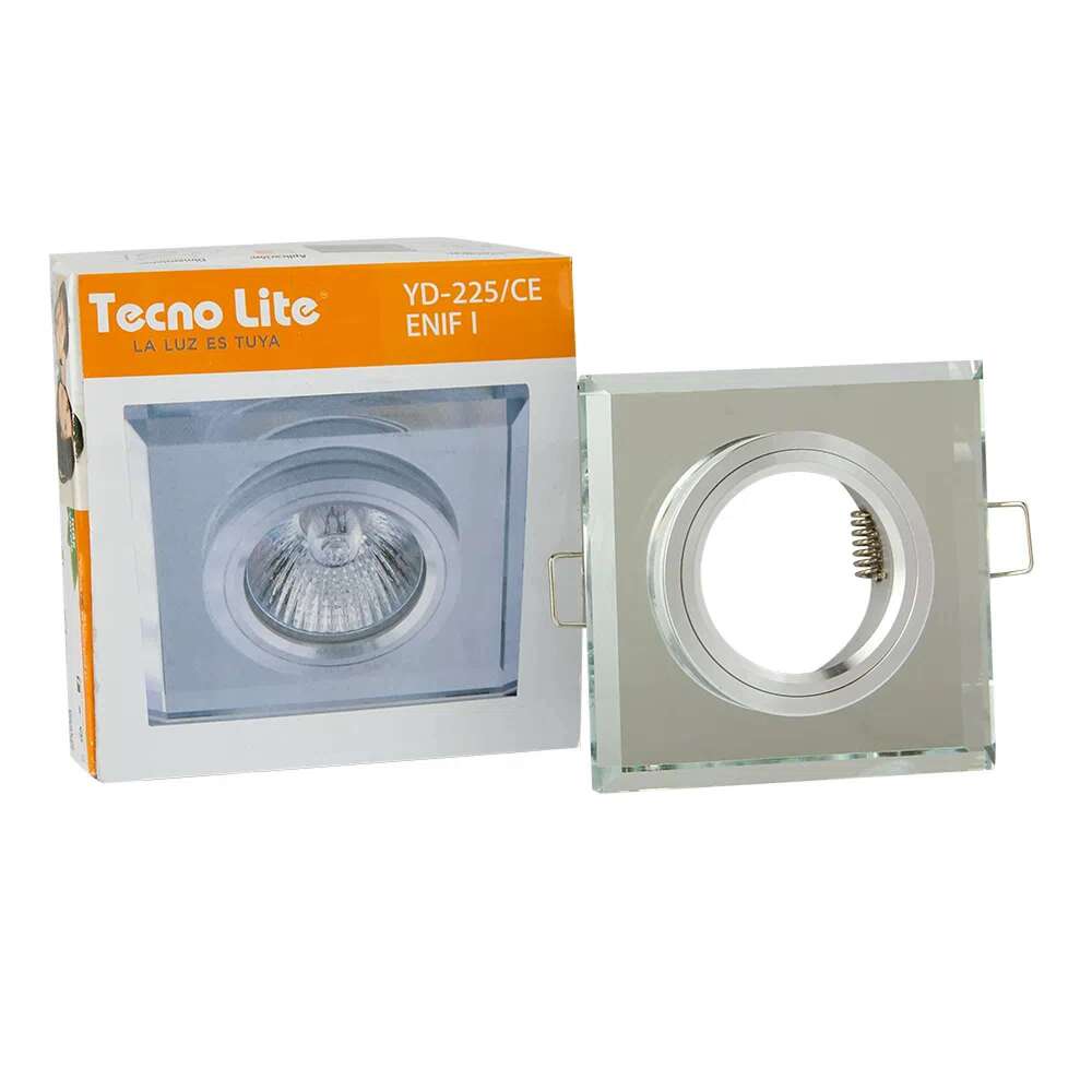 LAMPARA EMPOTRABLE DOWNLIGHT COMPACTO POTENCIA MAX. 6 W BASE GX5.3 FOCO MR16 NO INCLUIDO YD-225/CE