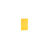 PLACA CIEGA PARA CAJA PORTATIL DE 1 GANG AMARILLA LEVITON