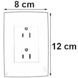CONTACTO DUPLEX CON TIERRA 15A. BLANCO LEVITON