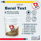 CUBETA DE PASTA ACRILICA TEXTURIZADA COLOR BLANCO BEREL-TEXT 001923-6 BEREL