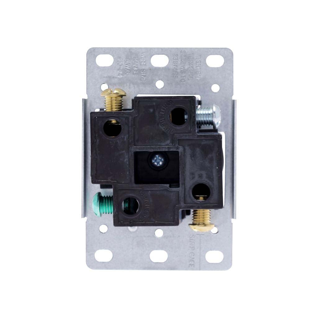 RECEPTACULO SENC. 3P-4H 50A. 125-250V. GRADO IND. 14-50R NEGRO LEVITON