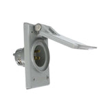 CLAVIJA EMPOTRABLE C/ TAPA INTEMPERIE 2P 3H 15A 125V NEMA5-15P MCA LEVITON