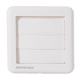 REJILLA PLÁSTICA ESTEVEZ PARA EXTRACTOR 4" BLANCO*** OFRECER REJILLA 4 ***