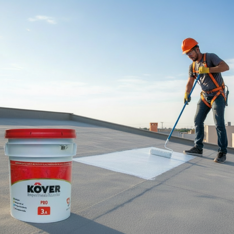 IMPERMEABILIZANTE KOVER PRO TERRACOTA SERIE 2800 3 AÑOS CUBETA 19LT