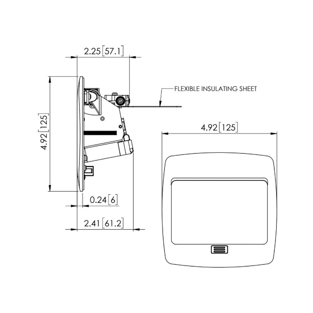 PLACA POP UP NIQUEL PULIDO C/ RECEPTACULO DUPLEX  TR 15A MCA  LEVITON