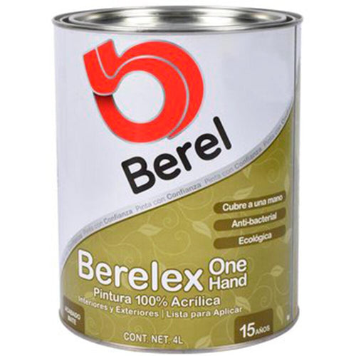 BERELEX ONE HAND BASE PASTEL MATE 4LT