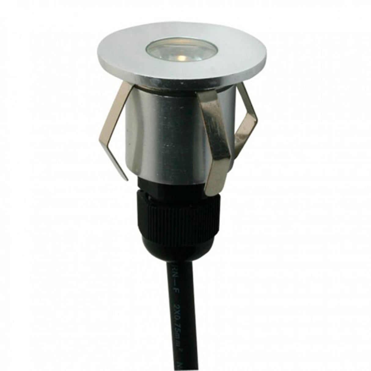 LUMINARIA LED EMPOTRADO CALUX 1W 100-240V 3000K 72LM IP65 ACABADO ALUMINIO PULIDO 0120-LED CALUX