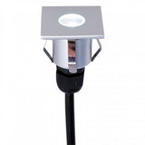 LUMINARIA LED EMPOTRADO CALUX 1W 100-240V 3000K 72LM IP65 ACABADO ALUMINIO PULIDO 0220-LED