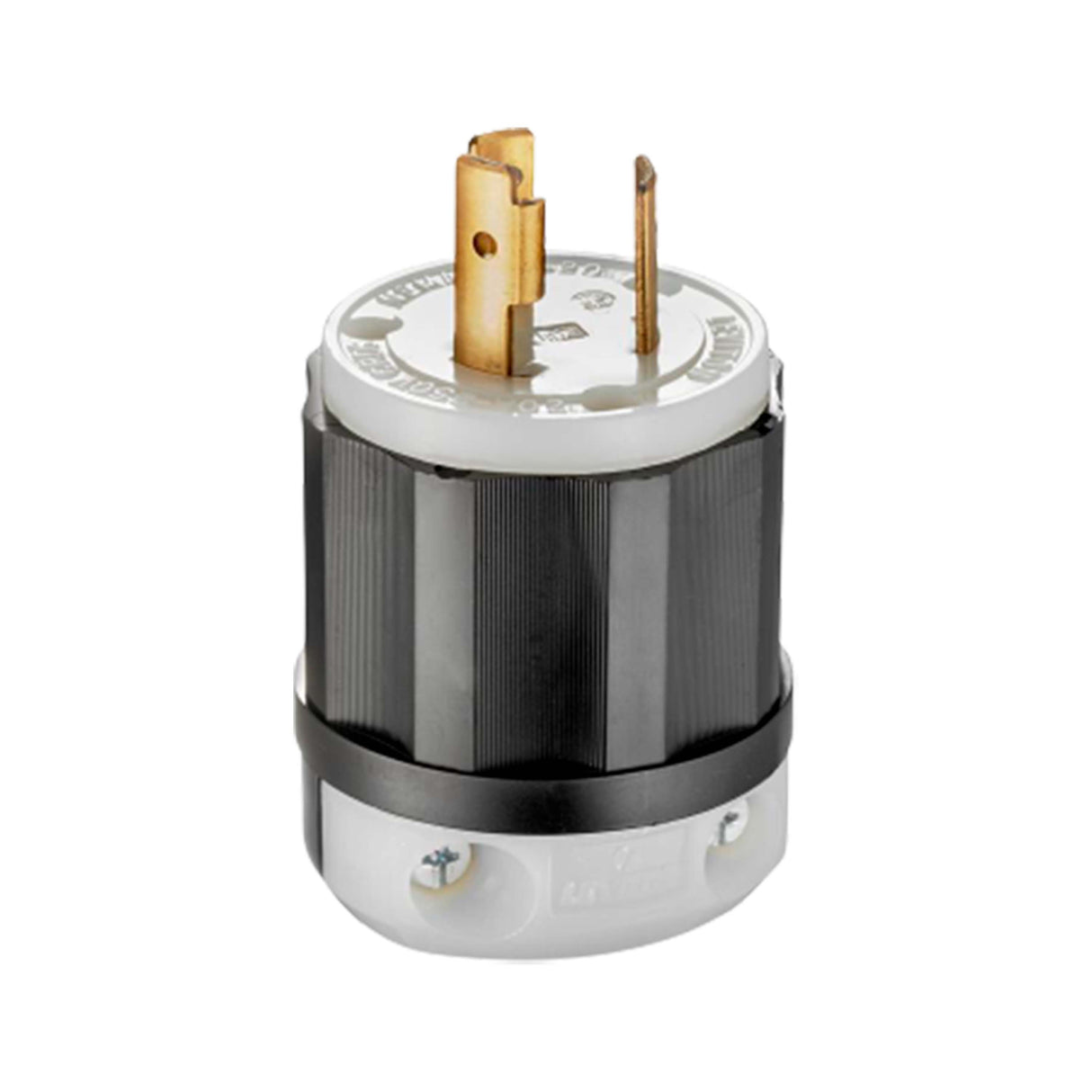 CLAVIJA INDUSTRIAL MEDIA VUELTA 2P-3H 20A/250V. *** OFRECER AHCL620P O HBL2321 *** LEVITON