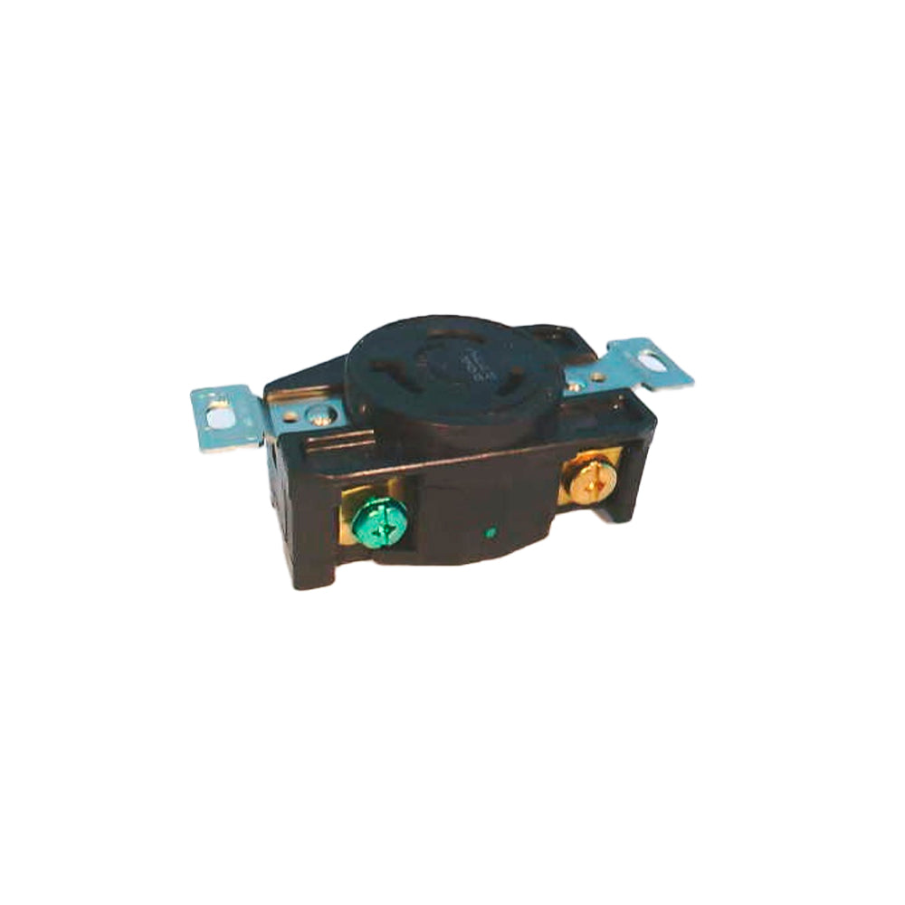 CONTACTO INDUSTRIAL FIJO MEDIA VUELTA 2P-3H 20A/277V. *** OFRECER AHL720R *** LEVITON