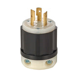 CLAVIJA INDUSTRIAL MEDIA VUELTA 3P-3H 20A/125-250V. *** OFRECER 7311-SS *** LEVITON