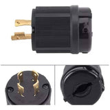 CLAVIJA INDUSTRIAL MEDIA VUELTA 3P-4H 20A/250V. *** OFRECER L1520P *** LEVITON