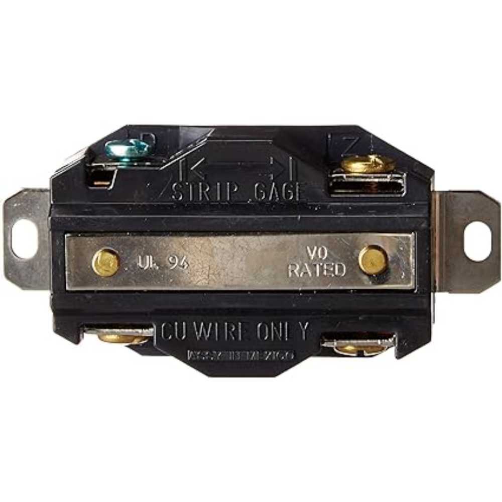 CONTACTO INDUSTRIAL MEDIA VUELTA 4P-4H 20A-120/208V. LEVITON