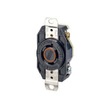 CONTACTO FIJO 4P-4H 20A/277-480V. NEGRO 02450-000 LEVITON