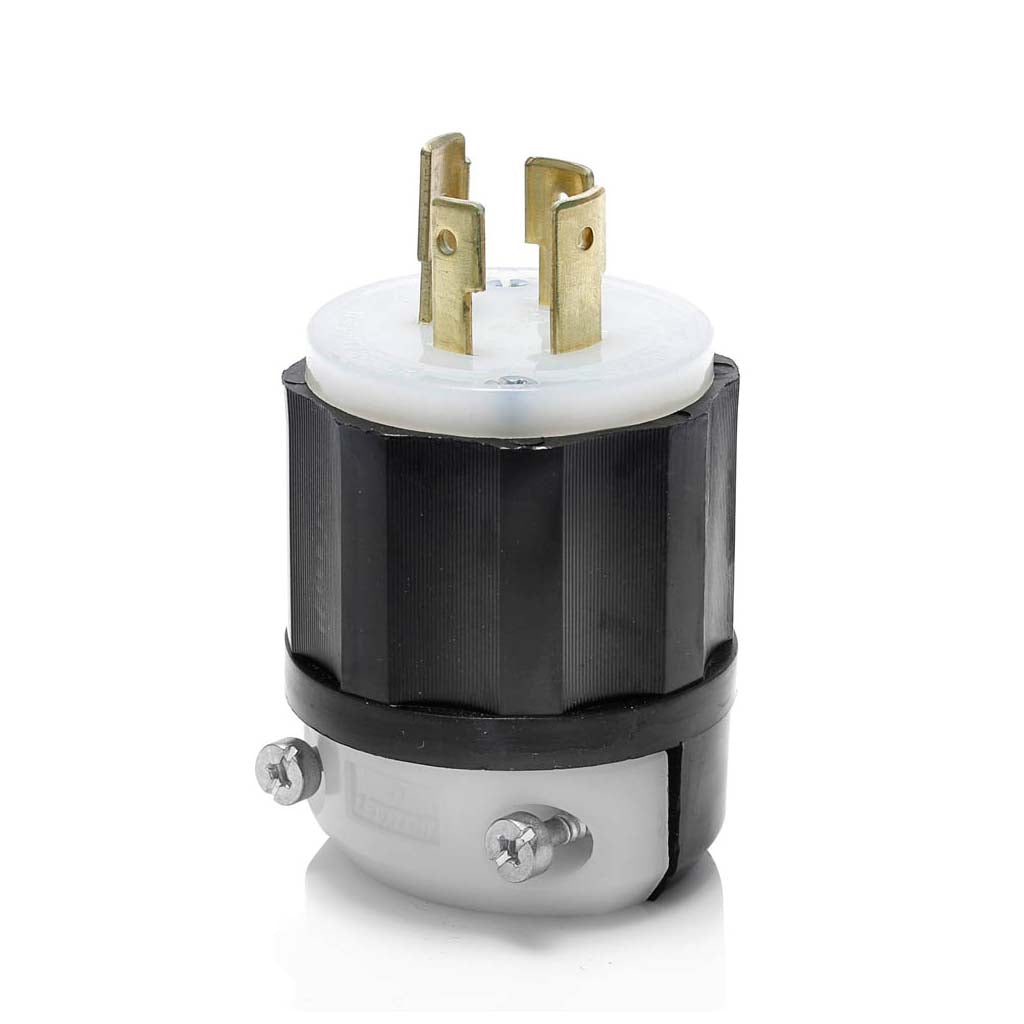 CLAVIJA MEDIA VUELTA 4P-4H 3 FASES 20A/277-480V. 02451-000 LEVITON