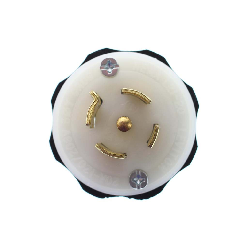CLAVIJA MEDIA VUELTA 4P-5H 20A/120-208V. 02511-000 LEVITON