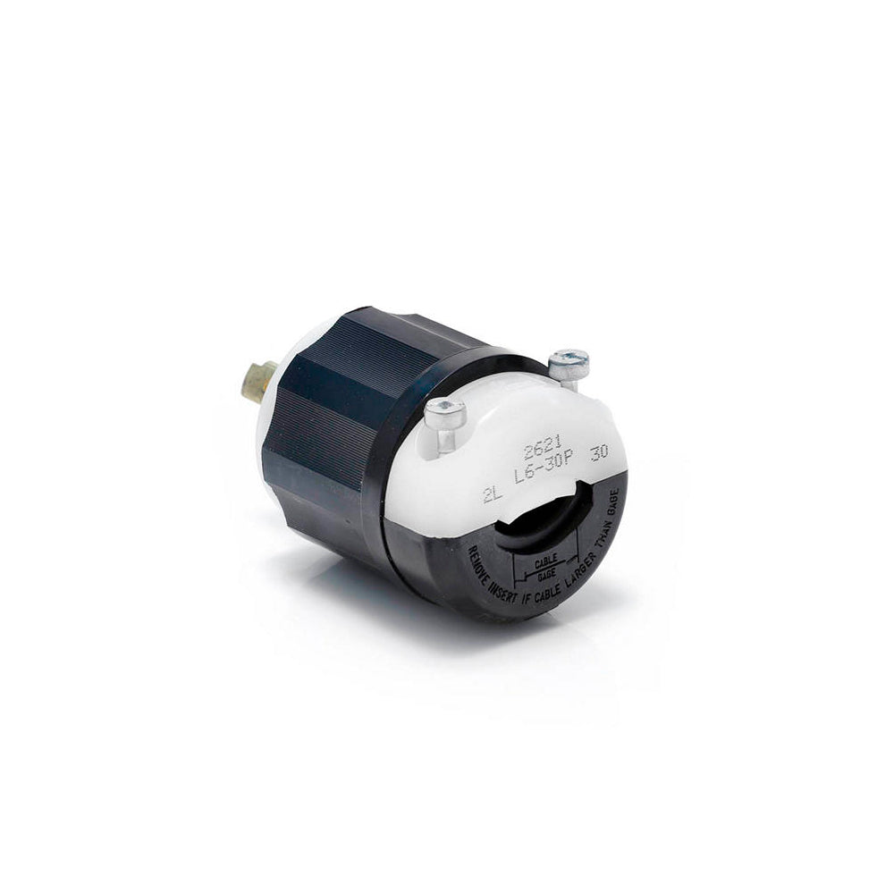 CLAVIJA INDUSTRIAL MEDIA VUELTA 2P-3H 30A/250V. *** OFRECER AHL630P O HBL2621 O L630-P *** LEVITON