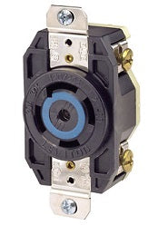 CONTACTO INDUSTRIAL FIJO 4P-5H 30A/120-208V. LEVITON