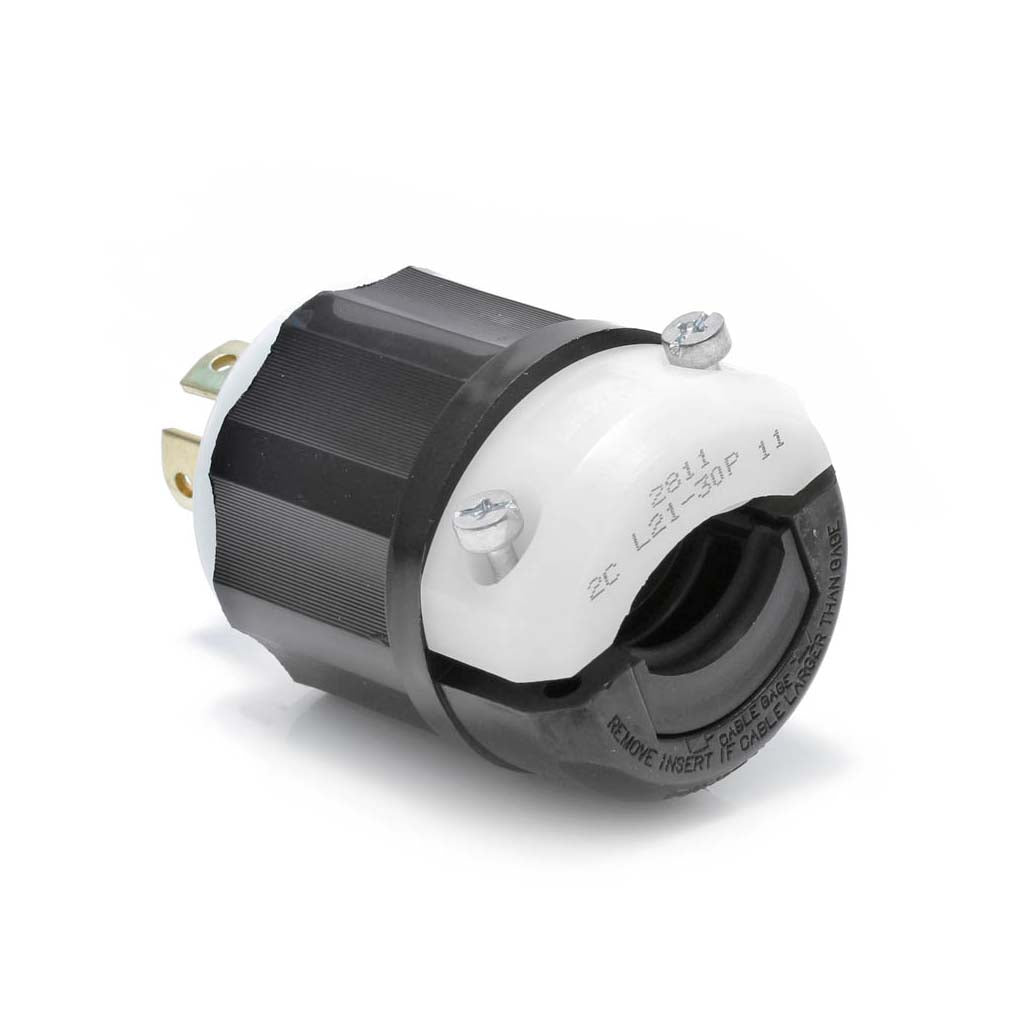 CLAVIJA INDUSTRIAL MEDIA VUELTA 4P-5H 30A/120-208V. LEVITON