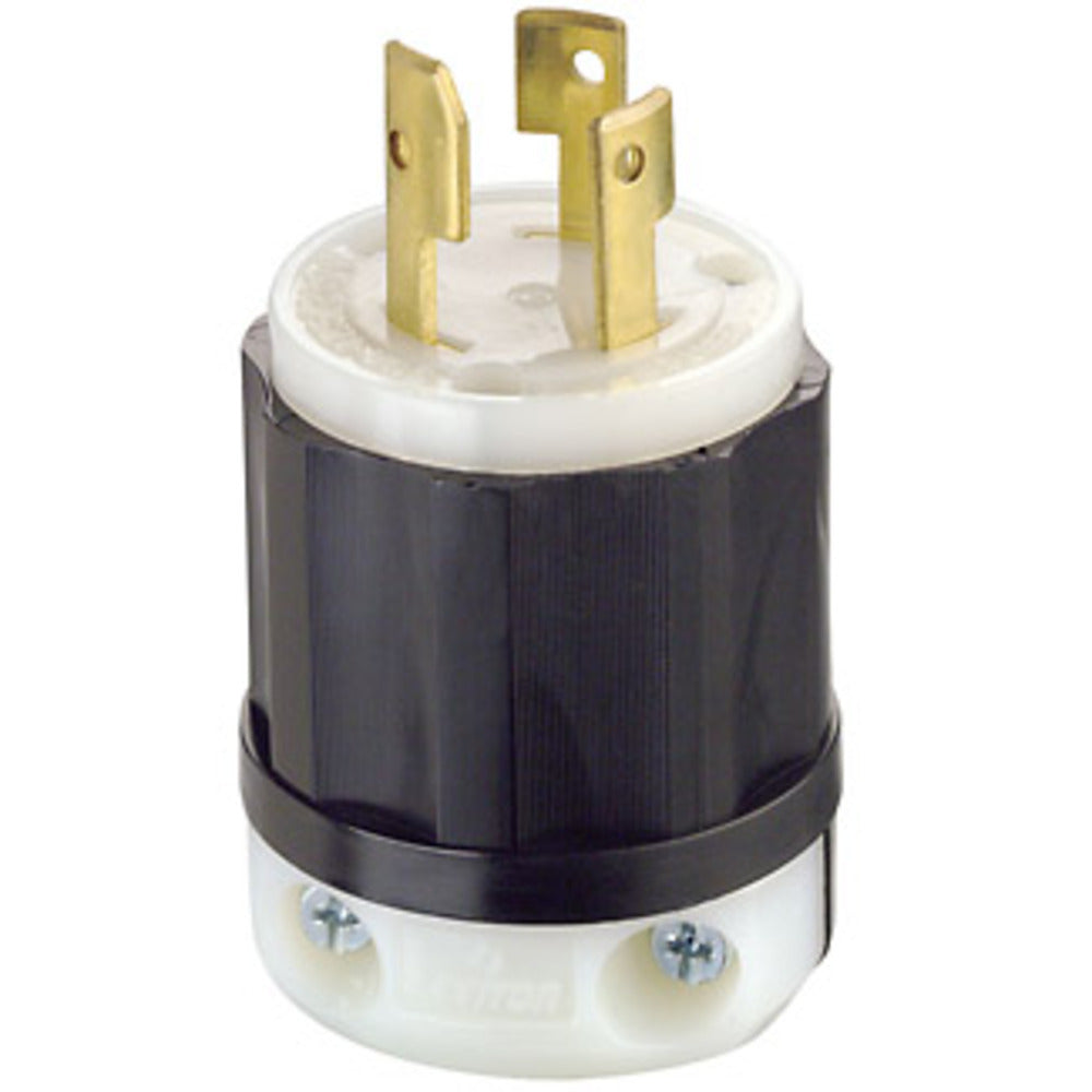 CLAVIJA INDUSTRIAL MEDIA VUELTA 3P-3H 30A/125-250V. *** OFRECER R1K19 *** LEVITON