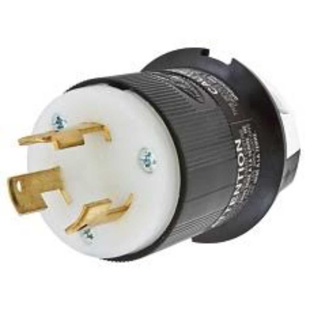 CLAVIJA INDUSTRIAL MEDIA VUELTA 3P-3H 30A/125-250V. *** OFRECER R1K19 *** LEVITON