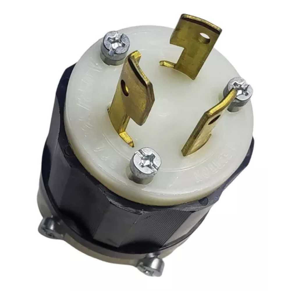 CLAVIJA INDUSTRIAL MEDIA VUELTA 3P-3H 30A/125-250V. *** OFRECER R1K19 *** LEVITON