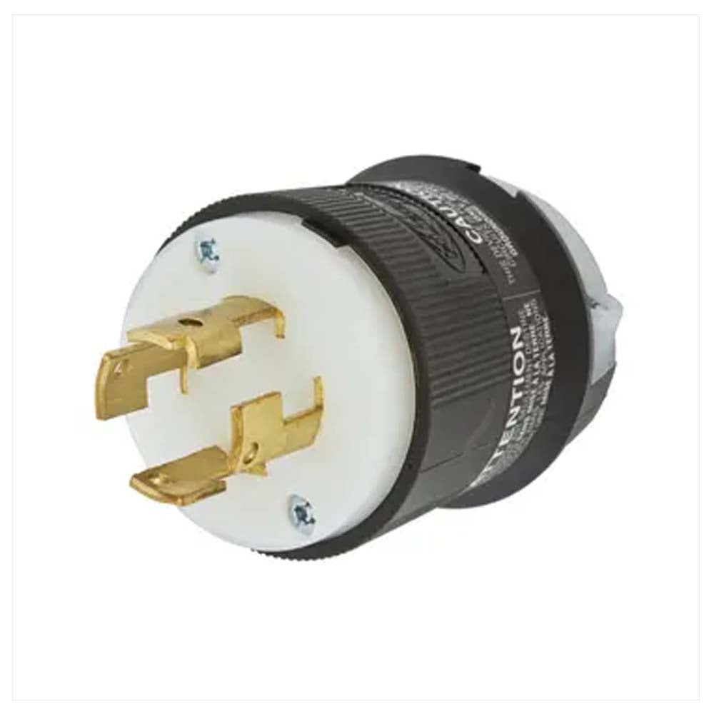 CLAVIJA INDUSTRIAL MEDIA VUELTA 4P-4H 30A/120-208V. *** OFRECER HBL3431C O AH3431N *** LEVITON