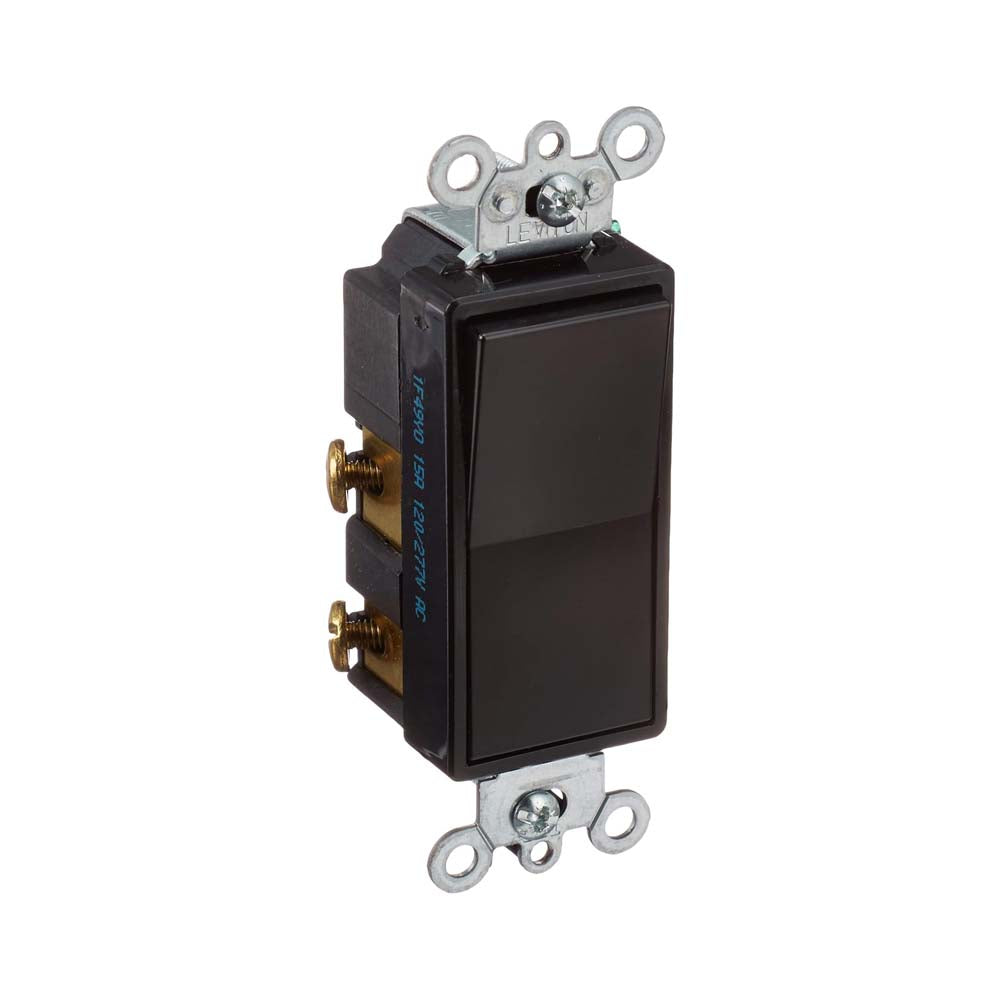 APAGADOR 4 VIAS SILENCIOSO NEGRO DECORA LEVITON
