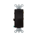 APAGADOR 4 VIAS SILENCIOSO NEGRO DECORA LEVITON
