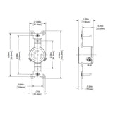 CONTACTO INDUSTRIAL FIJO 2P-3H 15A/125V. LEVITON *** OFRECER CWL515R O HBL4710 ***