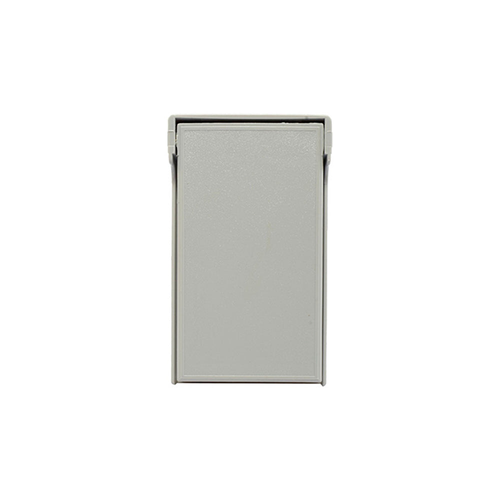 PLACA DUPLEX RESISTENTE A LA INTEMPERIE GRIS LEVITON