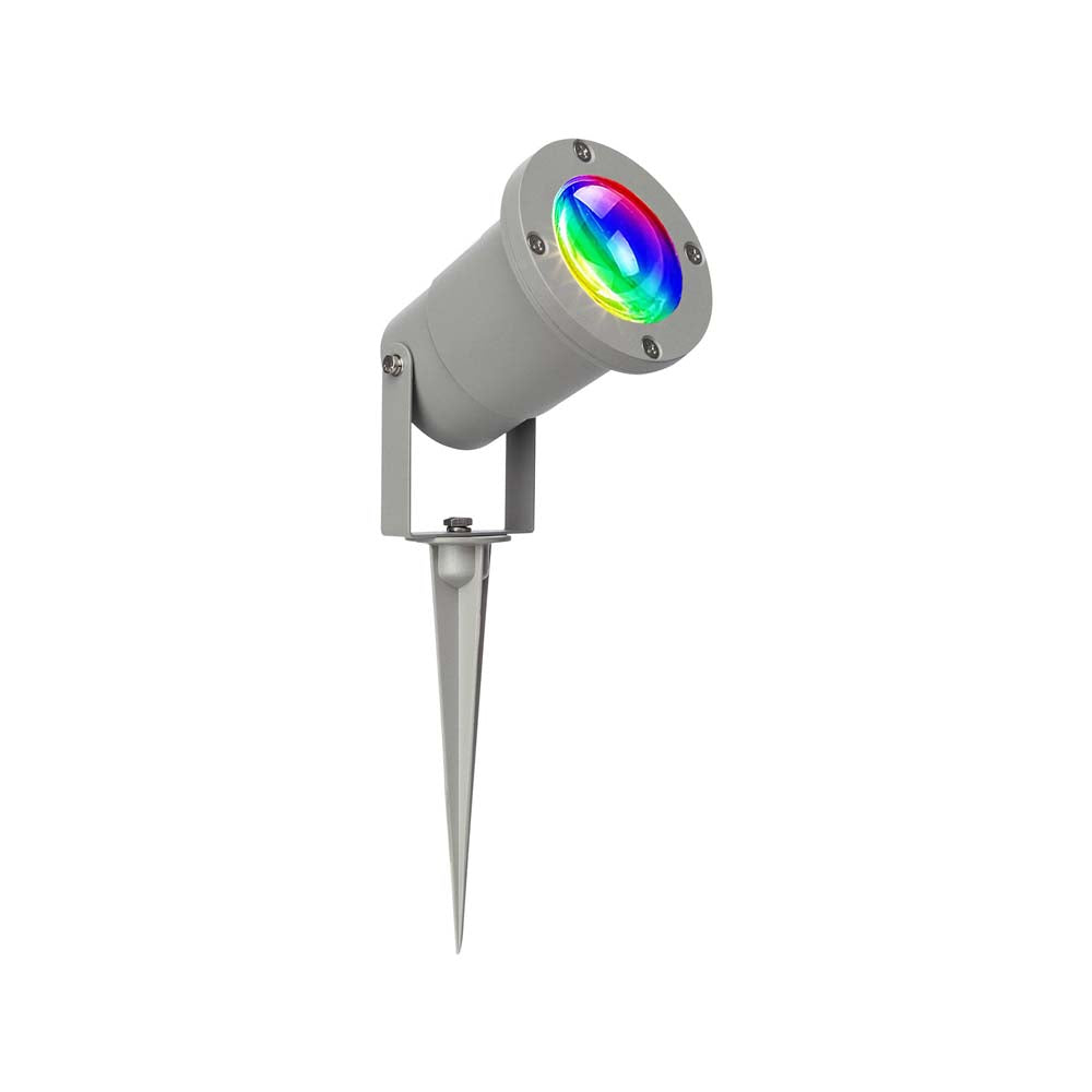 LUMINARIA ONDINA LED JARDIN TIPO ESTACA 3W/12V. RGB *** REQ. CONTROLADOR Y FUENTE PODER *** *** HA. LUMI ***