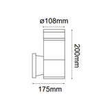 LÁMPARA EOS ASTRO LED ARBOTANTE 60W 127V IP44 E26 GRAFITO FOCO NO INCLUIDO *** HA. LUMI ***