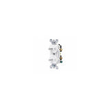 APAGADOR DOBLE PALANCA 15A/277V. BLANCO 05224-02W LEVITON