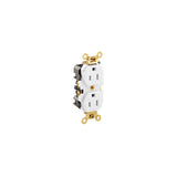 CONTACTO DUPLEX GRADO INDUSTRIAL PARA TRABAJOS EXTRAPESADOS COLOR BLANCO *** OFRECER HBL5262W *** LEVITON