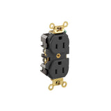 CONT. DUPLEX 2P+3H 15A/125V. NEGRO 05262-00E LEVITON
