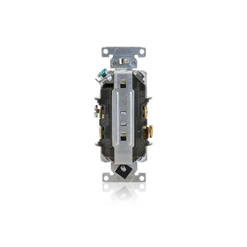 CONTACTO DUPLEX GRADO INDUSTRIAL PARA TRABAJOS PESADOS COLOR ENTRADA RECTA BLANCO *** OFRECER HBL5362W O AH5362W *** LEVITON