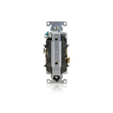CONTACTO DUPLEX GRADO INDUSTRIAL PARA TRABAJOS PESADOS COLOR ENTRADA RECTA BLANCO *** OFRECER HBL5362W O AH5362W *** LEVITON