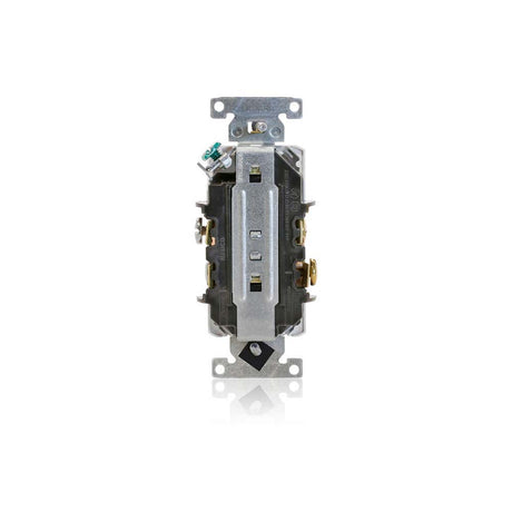 CONTACTO DUPLEX GRADO INDUSTRIAL PARA TRABAJOS PESADOS COLOR ENTRADA RECTA BLANCO *** OFRECER HBL5362W O AH5362W *** LEVITON