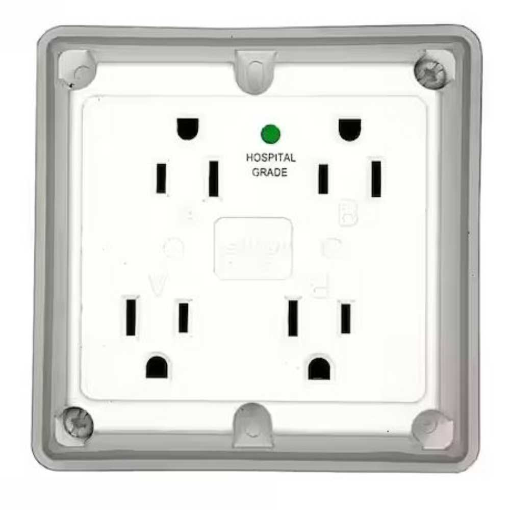 RECEPTACULO 4 EN 1SUPRESOR DE PICOS COM-IND 15A 125V 2P3H 36K  MARFIL