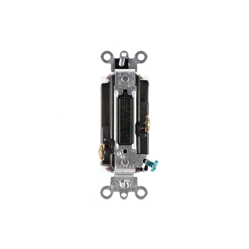 APAGADOR DECORA PLUS 1P. 15A. 120/277V. BLANCO GRADO COMERCIAL 05691-02W LEVITON