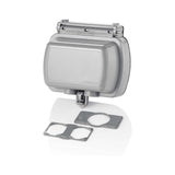 PLACA RESISTENTE A LA INTEMPERIE PARA CONTACTO GFCI HORIZONTAL GRIS LEVITON