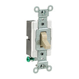 APAGADOR DE PALANCA SENCILLO 20A 120-277V MARFIL LEVITON