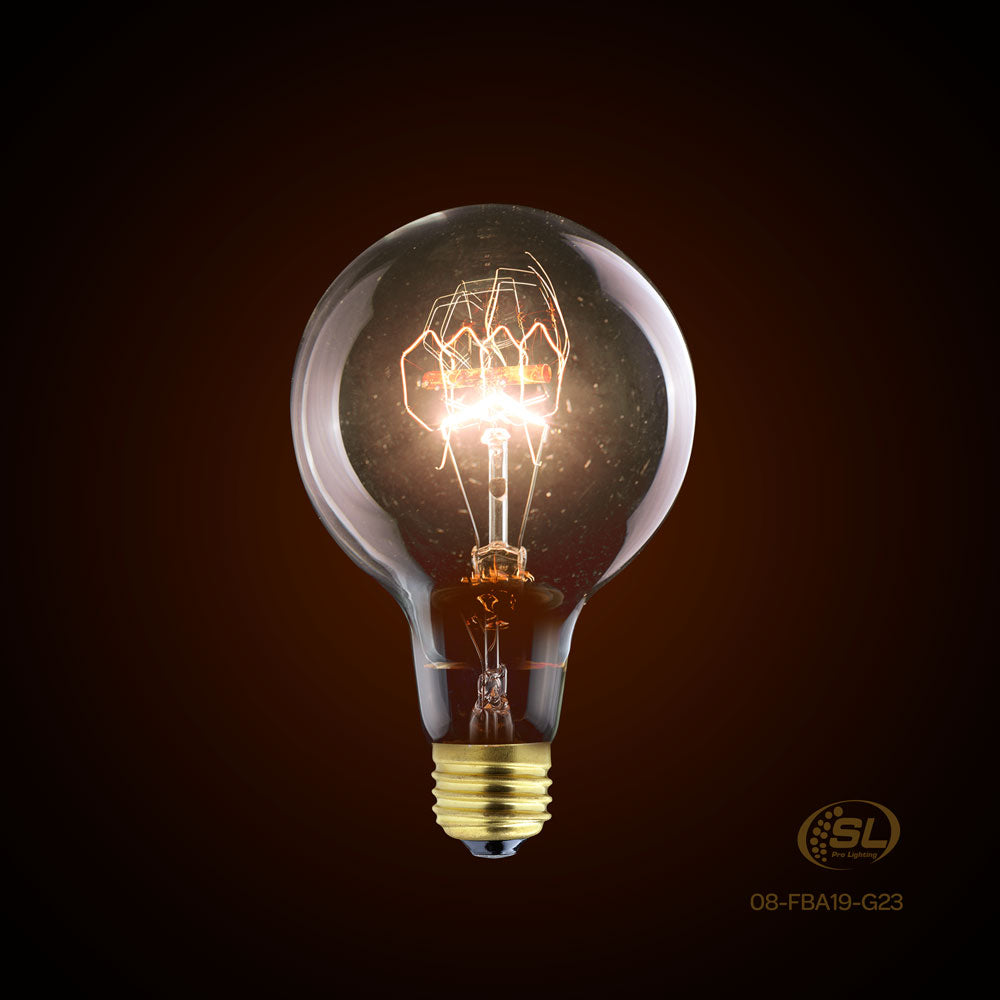 FOCO VINTAGE GLOBO FILAM HORIZ ESPIRAL FBA19-G23 *** HAE ***