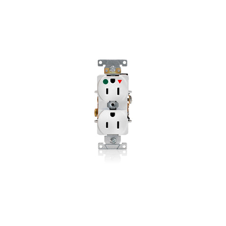 CONTACTO DUPLEX GDO. HOSPITAL T. AISLADA 15A/125V. BLANCO 08200-IGW LEVITON