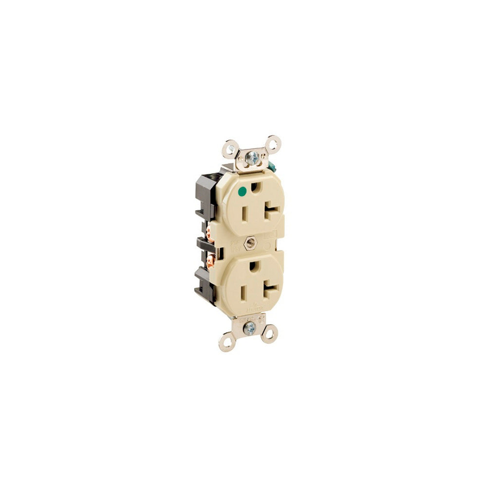CONTACTO DUPLEX GRADO HOSPITAL 20A/125V. MARFIL *** OFRECER 8300-I ***